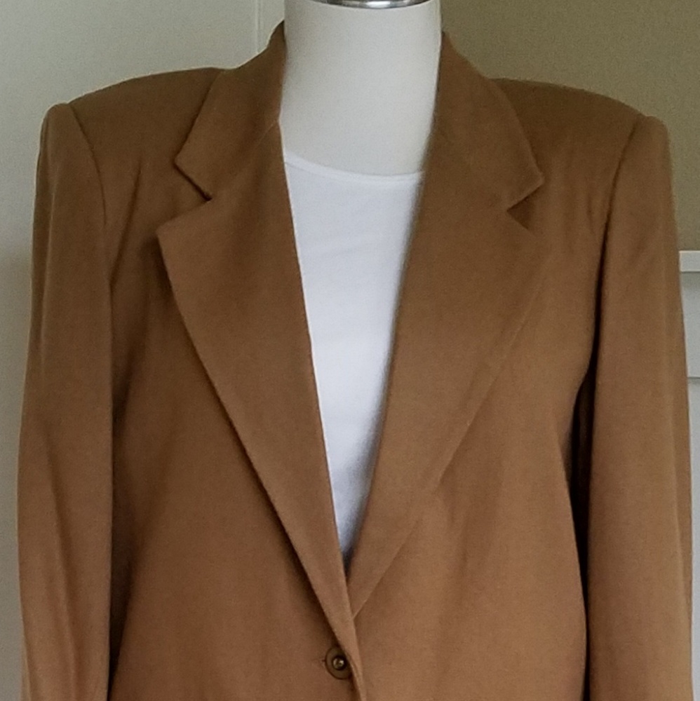 Camel Wool Blazer